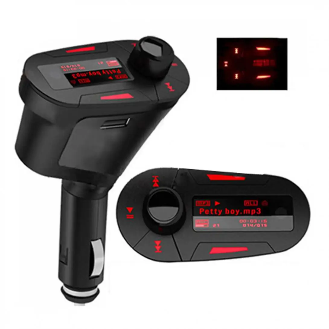 Автомобильный аудио MP3 музыкальный плеер беспроводной FM передатчик модулятор
