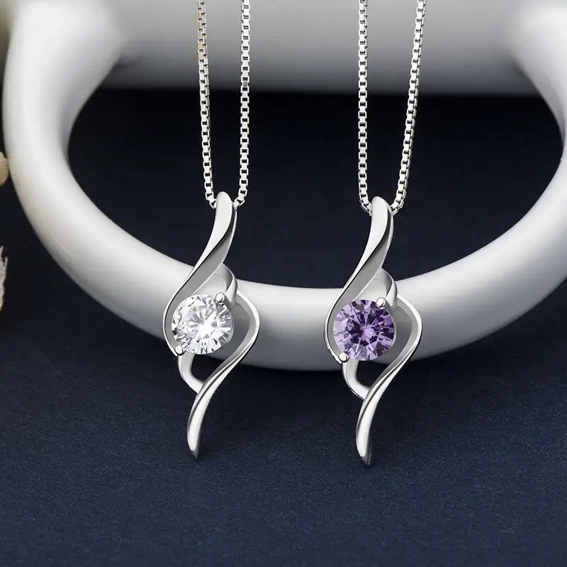 Высокое качество модное очаровательное винтажное белое фиолетовое Кристальное