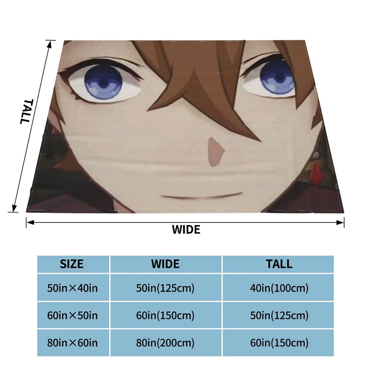 Childe Genshin Impact Blankets Anime Fleece Throw Blanket Home Couch Printed Ultra-Soft Warm Bedspread Bedding | Дом и сад