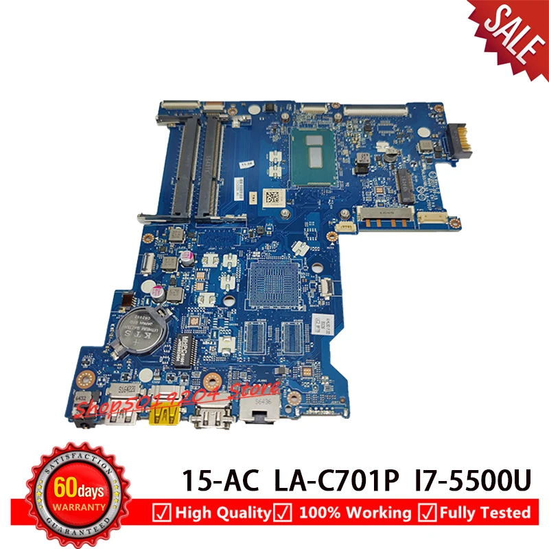 

Материнская плата для ноутбука HP 250 G4 15-AC ПК с Φ 817844-601 817844-501 817844-001 815246-001