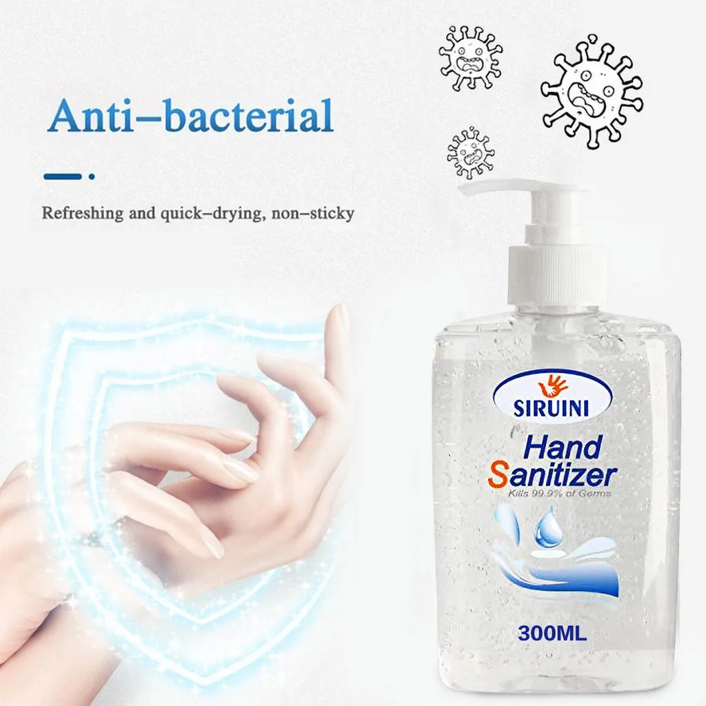 300 мл безспиртовой бактериостатический портативный мини Дезинфицирующий Гель