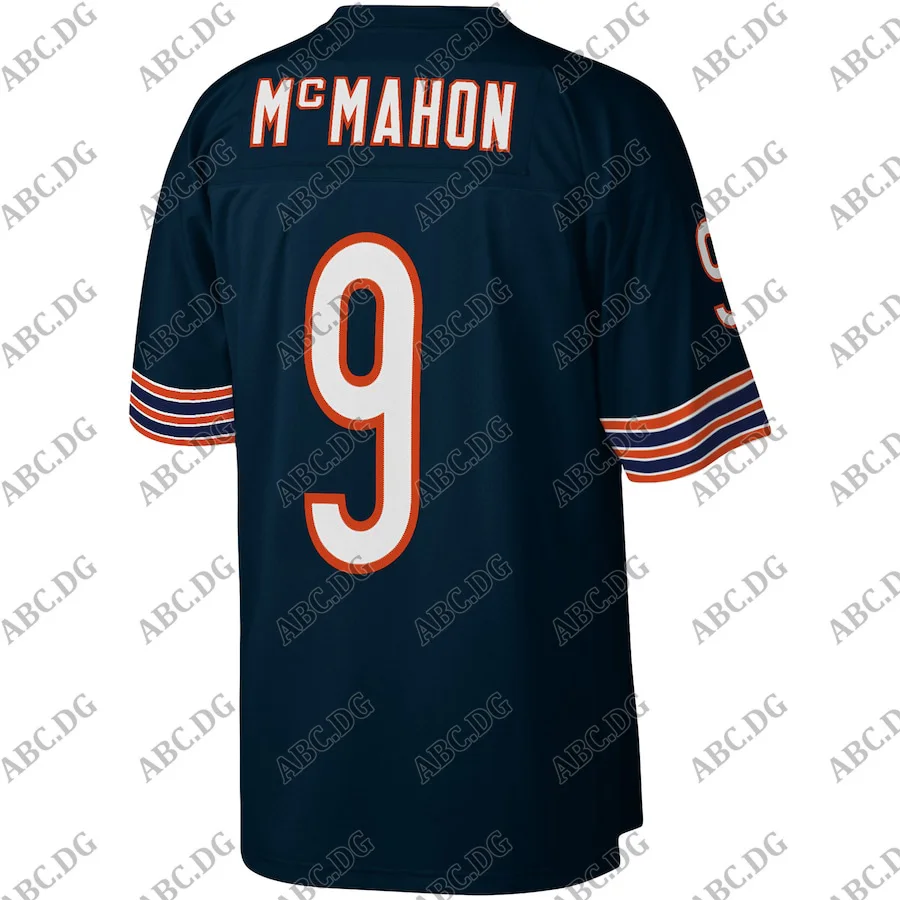 

Customized Stitch American Football Jersey Men Women Kid Youth Chicago Jim McMahon Mitchell & Ness Navy Legacy Replica Jersey