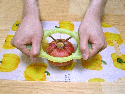 6 дюймов большой разрез яблоко помидор срез нержавеющая сталь