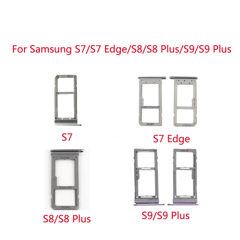 Слот для карт Samsung Galaxy S7/S7 Edge/S8/S8 Plus/S9/S9 Plus|Шлейфы мобильных телефонов| |