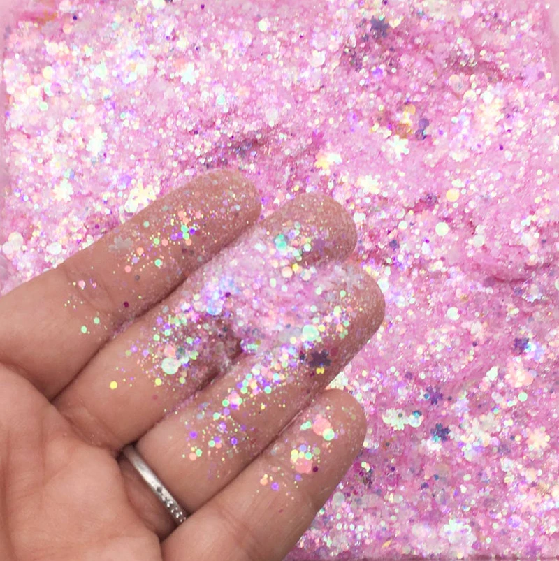

50g Iridescent Mixed Glitter, Irregular Confetti Glitter Resin Supplies, Glitter for Resin Art, Nail Art Decorative Accessories