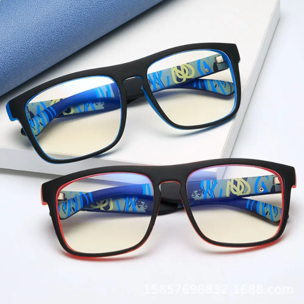 

Fashion Eye Protection Office Portable Computer Goggles Ultra Light Frame Anti-Blue Light Glasses Oversized Eyeglasses