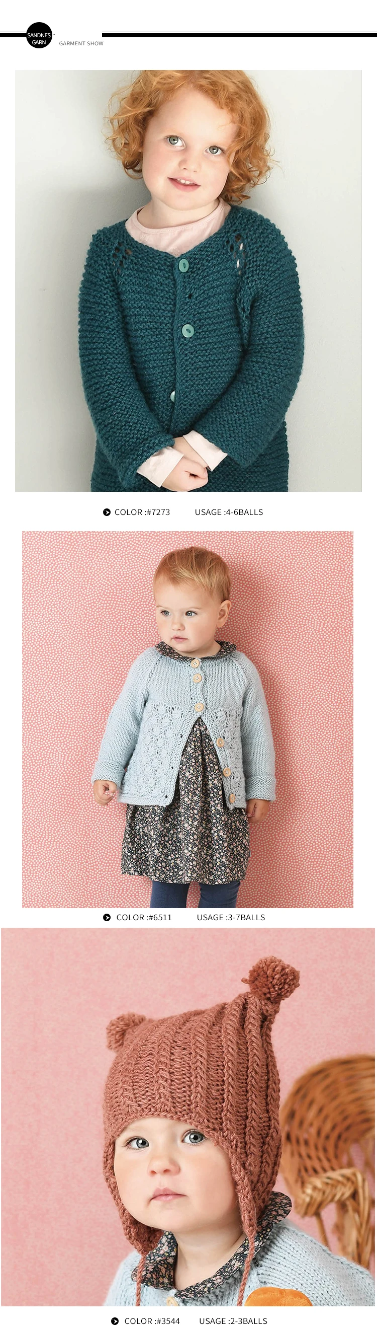 1*50 г мяч Sandnes Garn Baby Lama пряжа чистый ребенок хромой Пряжа Ручной Вязки пряжа для детских свитеров