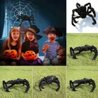 30-200 см черный паук украшение на Хэллоуин DIY настенный Декор Дом с привидениями бутафория внутренний открытый гигантский Декор домашний декор