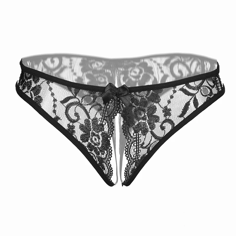 

6 Pcs=1 Set Sexy Underwear Ladies Transparent Temptation Lace Panties Women Hollow Thong Bragas C2184
