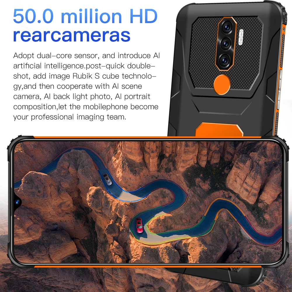 Прочный смартфон N1 7 0 дюйма ударопрочный Android 11 водостойкий Qualcomm 888 16 ГБ 512 две SIM