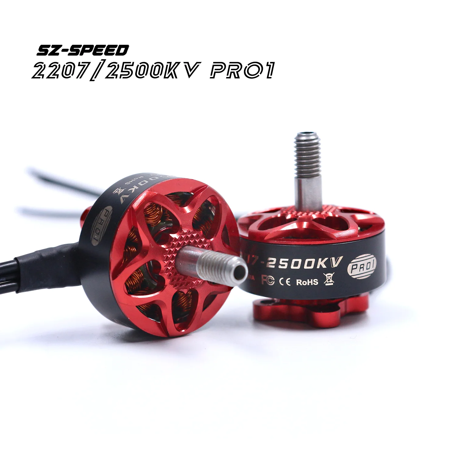 1/4/5PCS SZ-PEED 2207 1900KV 6S /2500KV 4S Brushless Motor for FPV RC Multicopter Racing Drone Parts |
