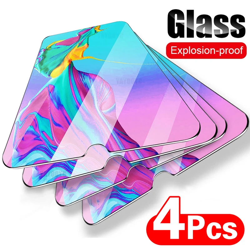 

4Pcs Tempered Glass for Huawei P40 P20 P30 Lite Screen Protector for Huawei P20 Pro Mate 30 20 Lite P Smart 2019 Glass