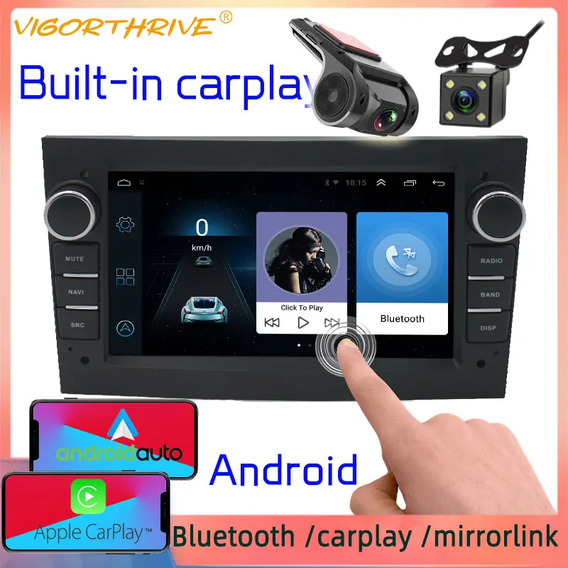 Автомагнитола 2 Din 7 дюймов Android 9 1 + 16 ГБ Gps-навигация мультимедийный плеер Wi-Fi Bluetooth