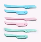 1 шт. складной скребок для бровей, триммер для бровей, бритва для удаления волос на лице, эпилятор для бровей, лезвия для бровей, бритва, нож