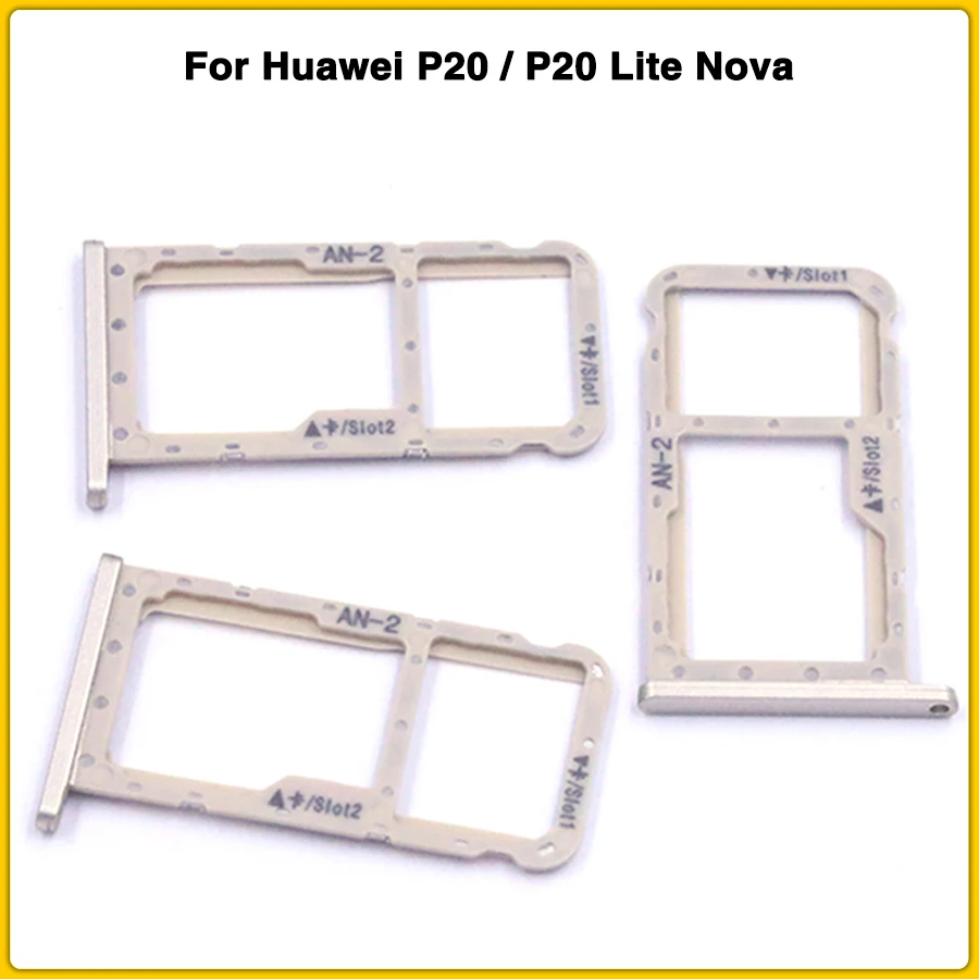 Новинка замена слота для SIM карты Huawei P20 / Lite Nova 3E Micro SD слот ремонтная часть гнезда +