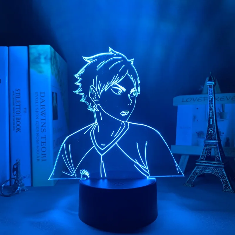 

НОЧНИК В Стиле Аниме Haikyuu Eita, декор для спальни, носветильник для детей, подарок на день рождения, лампа в стиле манга, 3d