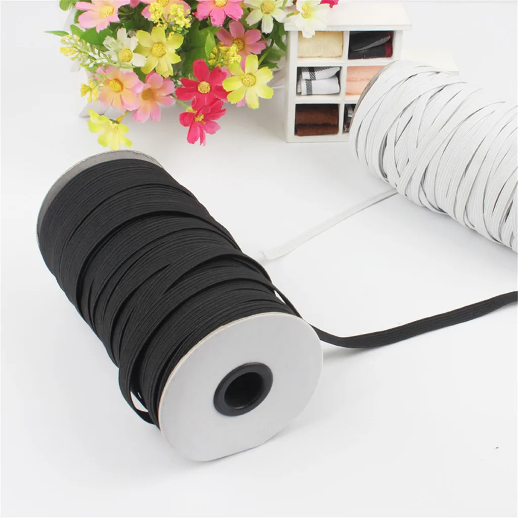 Эластичная лента для маски аксессуары белая круглая высокая эластичность