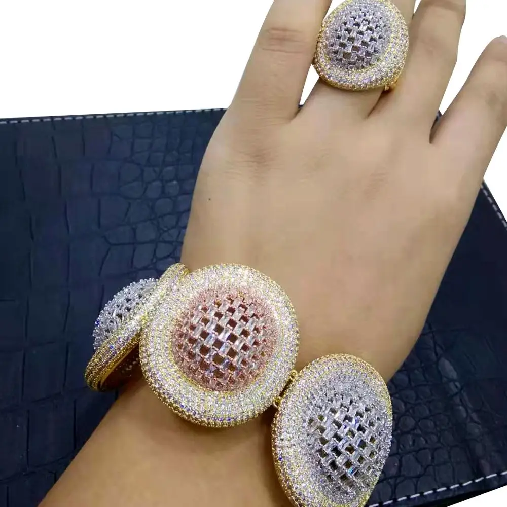 GODKI модный роскошный диск начальный набор украшений для женщин свадьбы AAA