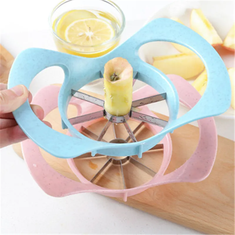 Stainless steel cut apple corer fruit slicer Creative kitchen artifact Baby food supplement tool | Мать и ребенок