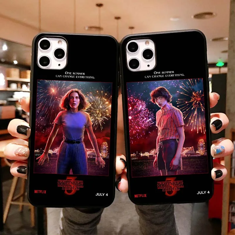 Очень странные дела плакат сериал Сезон 3 чехол для телефона iPhone XR 11 pro 12 X XS MAX 8 7 6 S