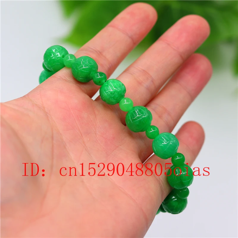 Бусины из натурального зеленого нефрита 12 мм эластичный браслет с бусинами