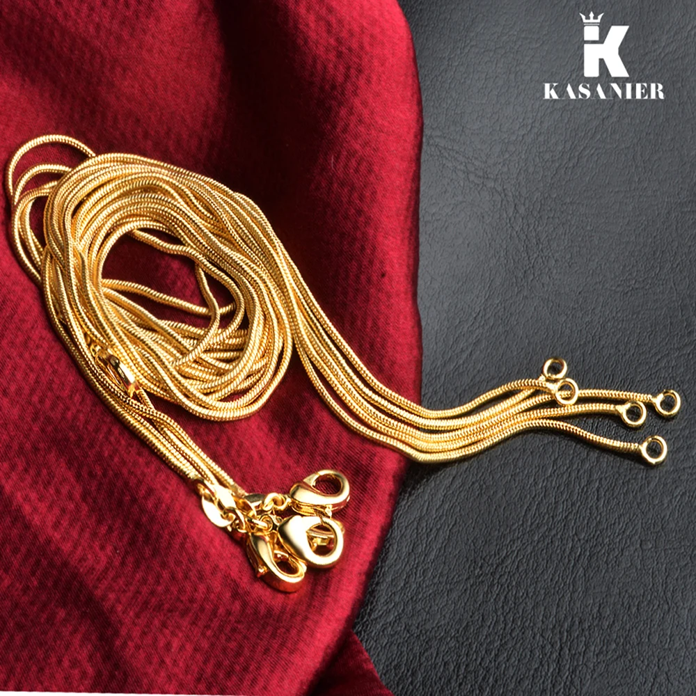 Цепочка под змеиную кожу для женщин ожерелье золотистого цвета 2 мм модная цепь