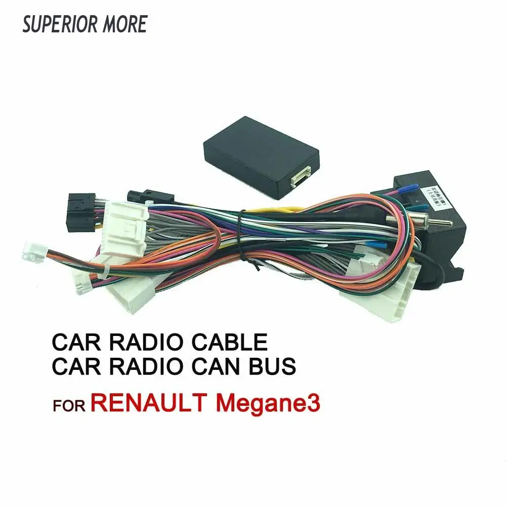 Автомобильный радиокабель CAN BUS для RENAULT Megane3 Fluence 16 контактов электропроводка DVD GPS