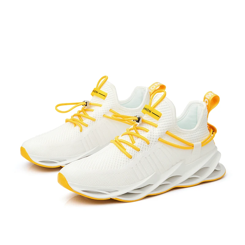 Mens Athletic Walking Running Shoes Blade Sneakers Mesh Training Sport Trail Running Shoes for Man Jogging Non Slip Tennis Shoe