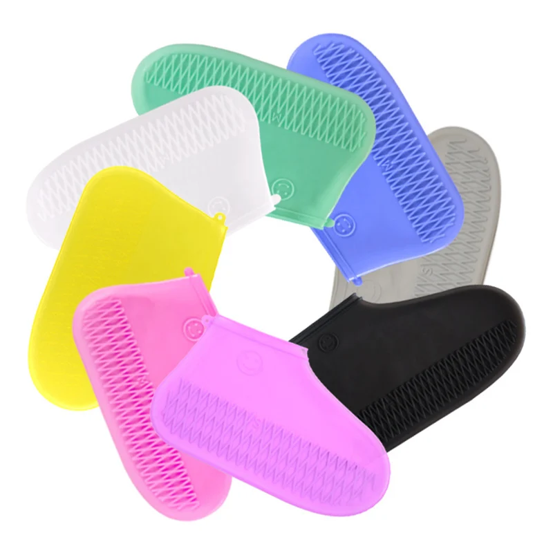 New Hot 1 Pair Silicone Reusable Overshoes Rain Waterproof Boots Shoes Cover Protector YAA99 | Обувь
