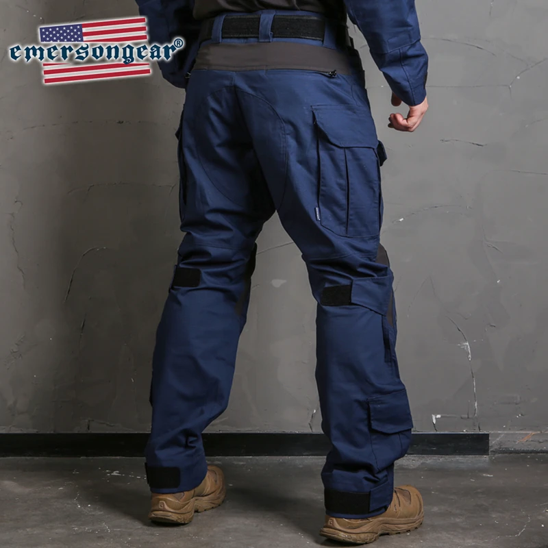 Emersongear Blue Label G3 боевые брюки военные тактические нейлоновые темно синие мужские
