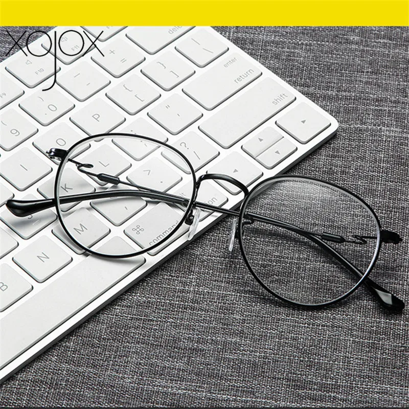 XojoX очки для близорукости женские мужские винтажные готовые близорукость оправа