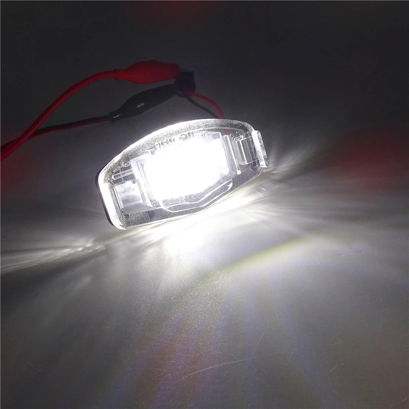 Автомобильный светодиодный номерной знак 12 В 2 шт. освещение для Honda Accord Civic City Odyssey