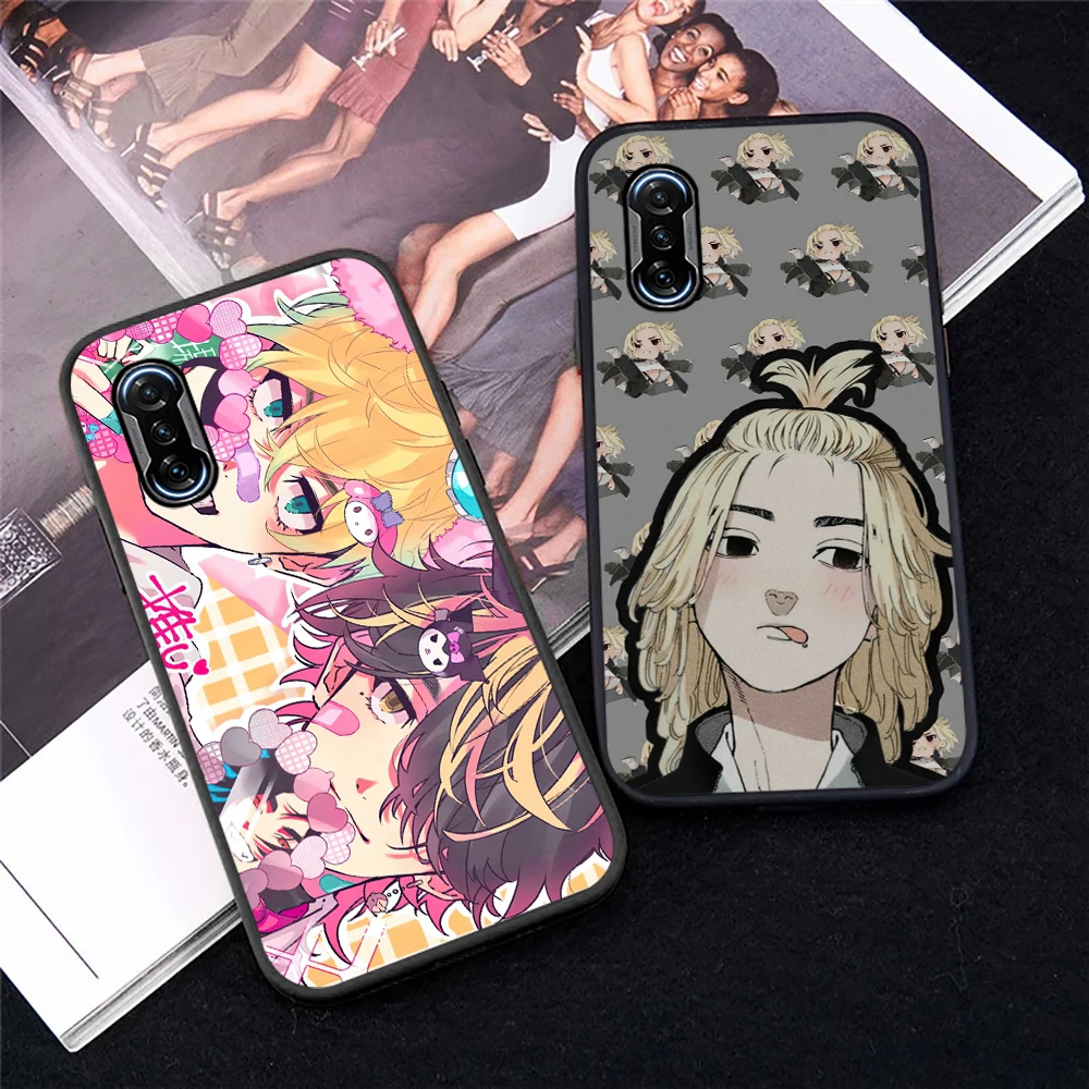 

Tokyo Avengers Japan Anime Phone Case For Xiaomi POCO X3 Pro X3 NFC F3 Pro GT M3 Pro For POCO Coque Soft TPU Funda Back Cover