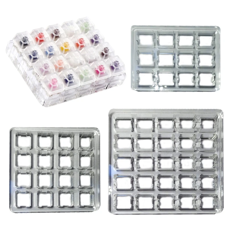 

Switch Tester Base Transparent Acrylic Plate for cherry MX Switch Storage Base