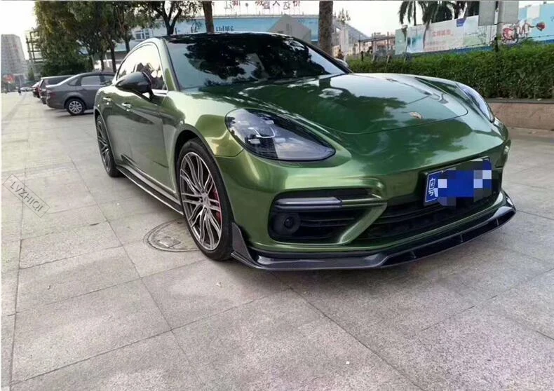 Передний и задний бампер для Porsche Panamera 971 передний спойлер боковая юбка из