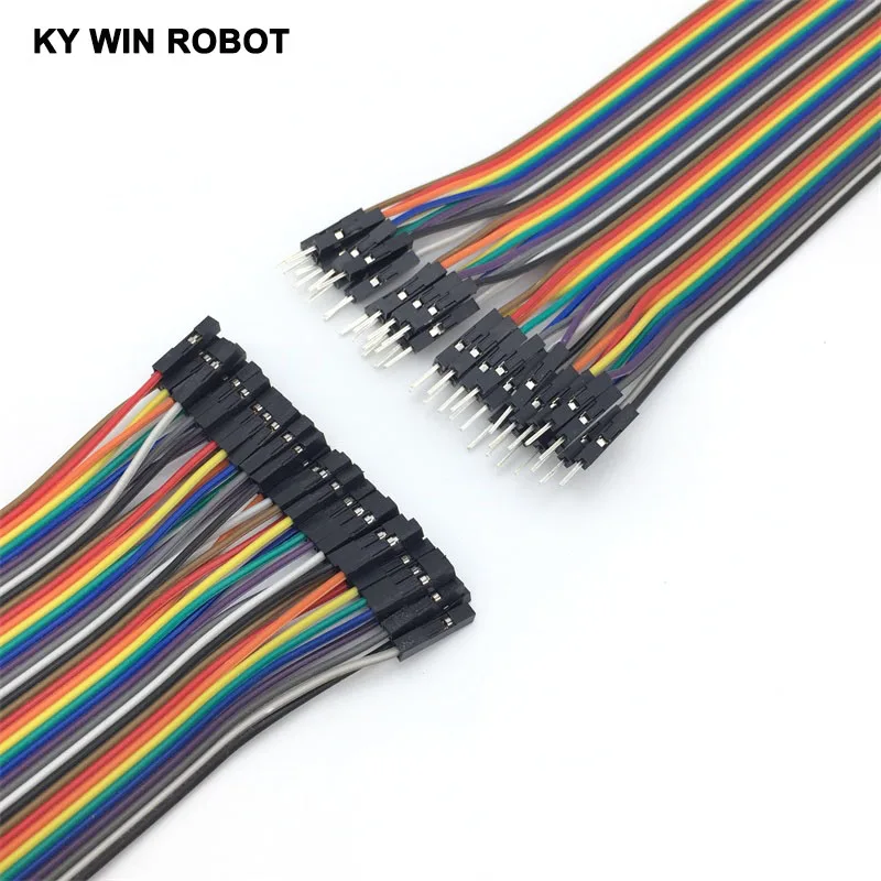 Перемычка dupont для кабеля 40 шт. кабель линия штырь-гнездо 20 см 2 54 мм 1P arduino Набор