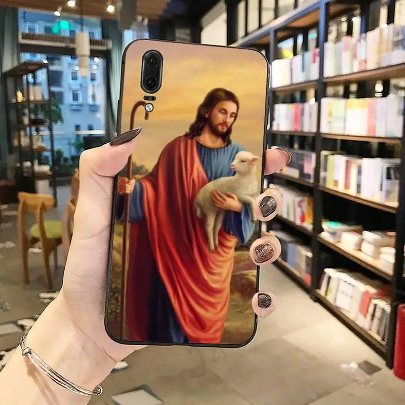 

Jesus Christ God bless you Phone Case For Huawei honor Mate P 10 20 30 40 Pro 10i 9 10 20 8 x Lite Anti-fall protective funda