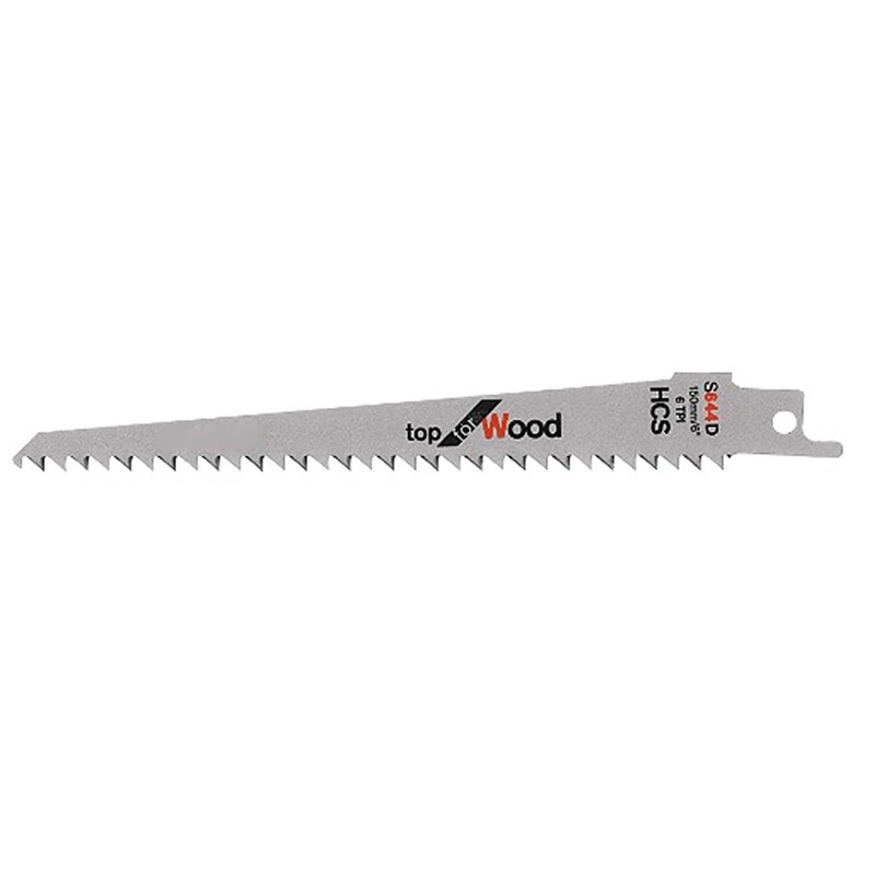 

1pcs 150mm 6" HCS Reciprocating S Abre Saw Blades For Wood Pruning Extra Sharp Ground Teeth Garden Saw