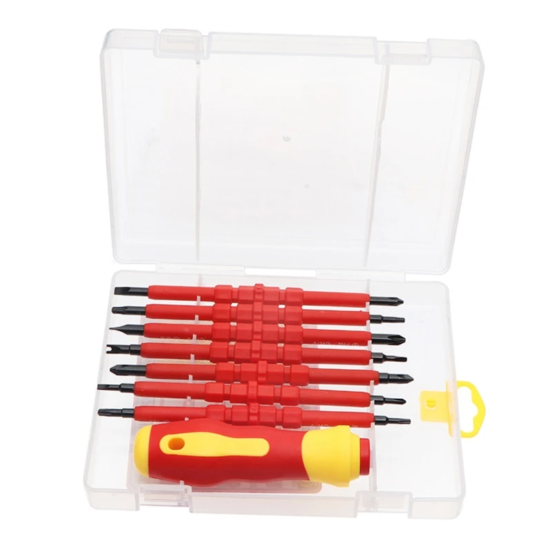

Crimping Wire Stripper Tubular Pliers Insulated Screwdriver Set Screw Driver Bit B95B