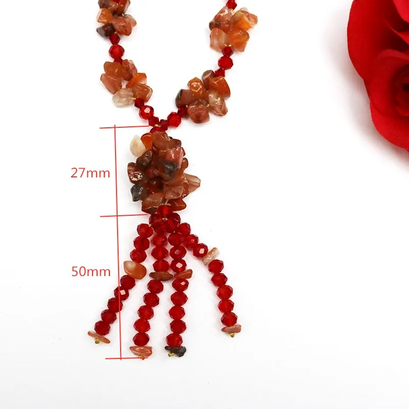 Природный Красный Авантюрин 1 шт. свитер цепочка подвеска ожерелье амулеты