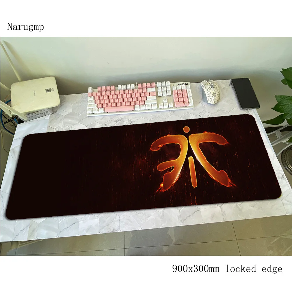 Fnatic Коврик для мыши 90x30 см коврики подарок на Хэллоуин лучший игровой коврик
