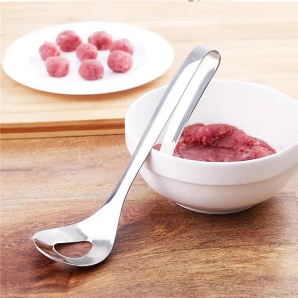 Антипригарная креативная ложка для приготовления мяса из нержавеющей стали