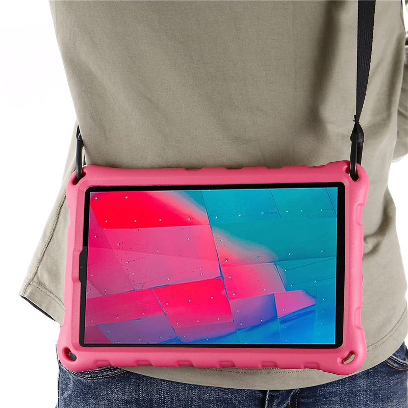 

Cover For Lenovo Tab M10 FHD Plus TB-X606X X606F EVA Foam Shockproof Strap Kids Case For Lenovo M10 Plus 10.3 inch Tablet Case