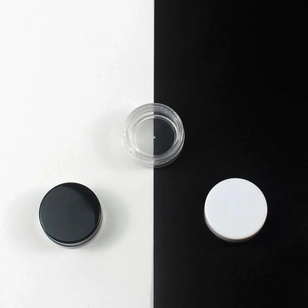 1000 шт./лот 3 мл прозрачная пластиковая банка г для Крема Косметическая упаковка