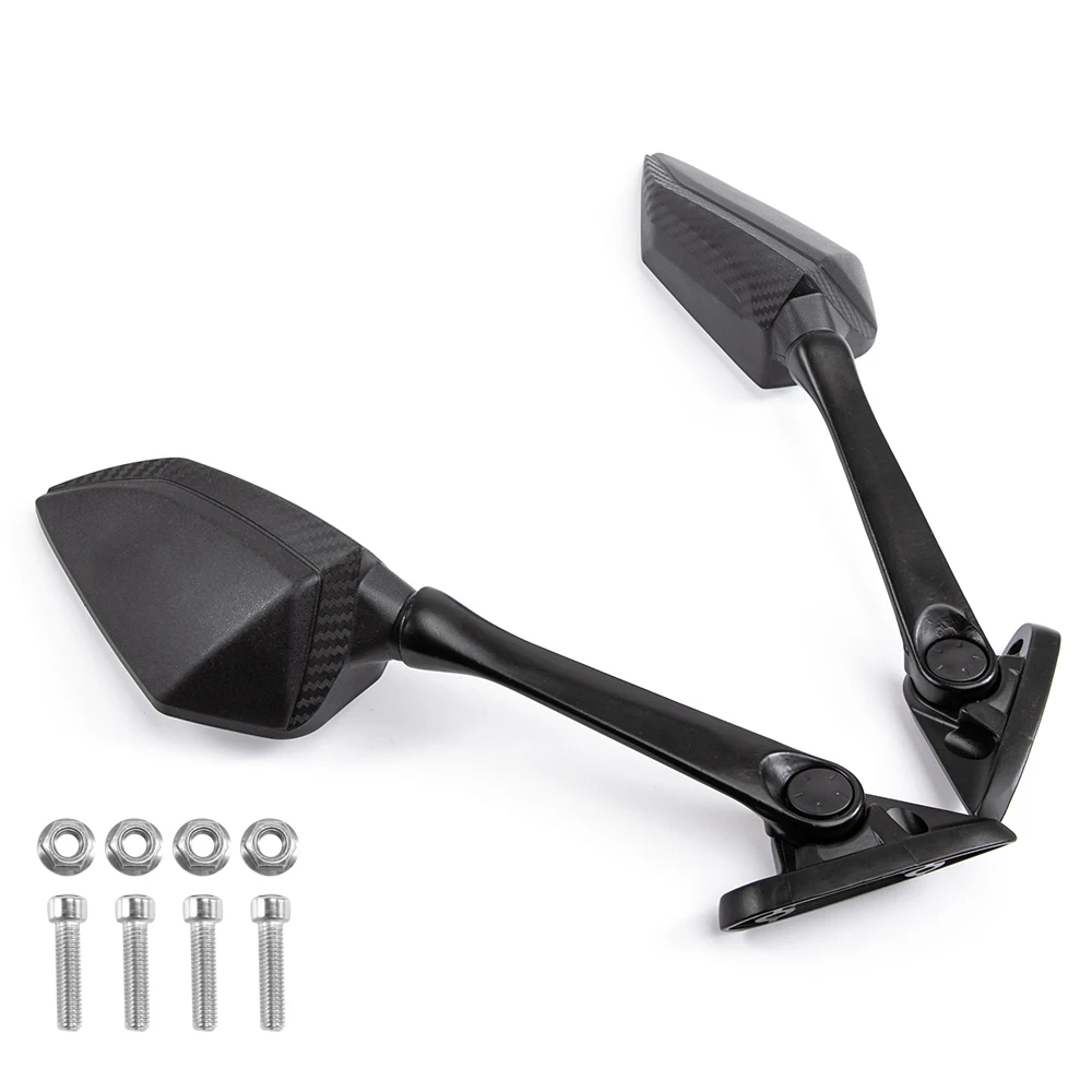 Складные боковые зеркала для мотоцикла заднего вида слепых зон крышка Yamaha YZF R3 R25