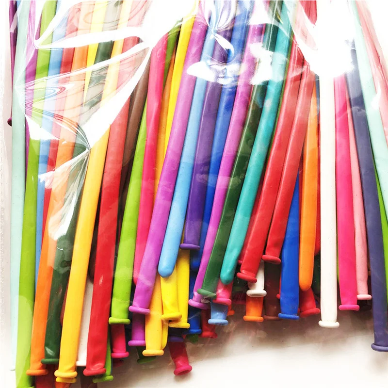 Воздушные шары в полоску разноцветные с помпой радуги для транспортировки