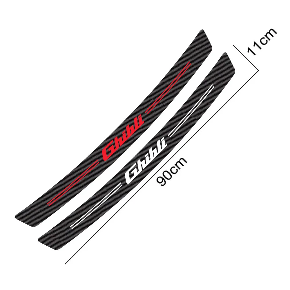 Наклейки на задний бампер автомобиля наклейки багажник виниловая пленка