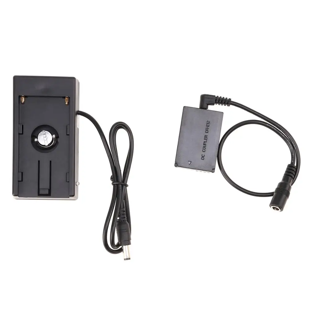 

FOTGA LP-E12 Dummy Battery Adapter +F970 Battery Plate for Canon EOS M M2 M10 M50 M100 M200