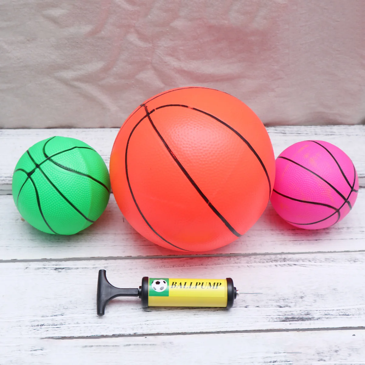 3 шт. надувной шар с воздушным насосом имитация баскетбола футбола игра в водяной
