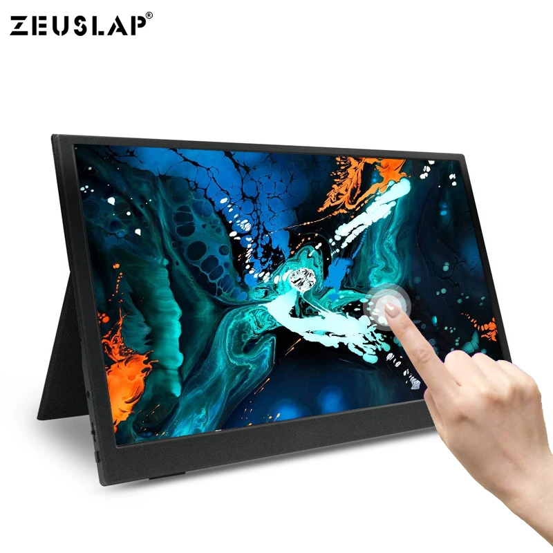 zeuslap 13 3 15 6 19201080p fhd ultrathin monitor type c hdmi compatible portable gaming monitor for switchps4macbook pro free global shipping
